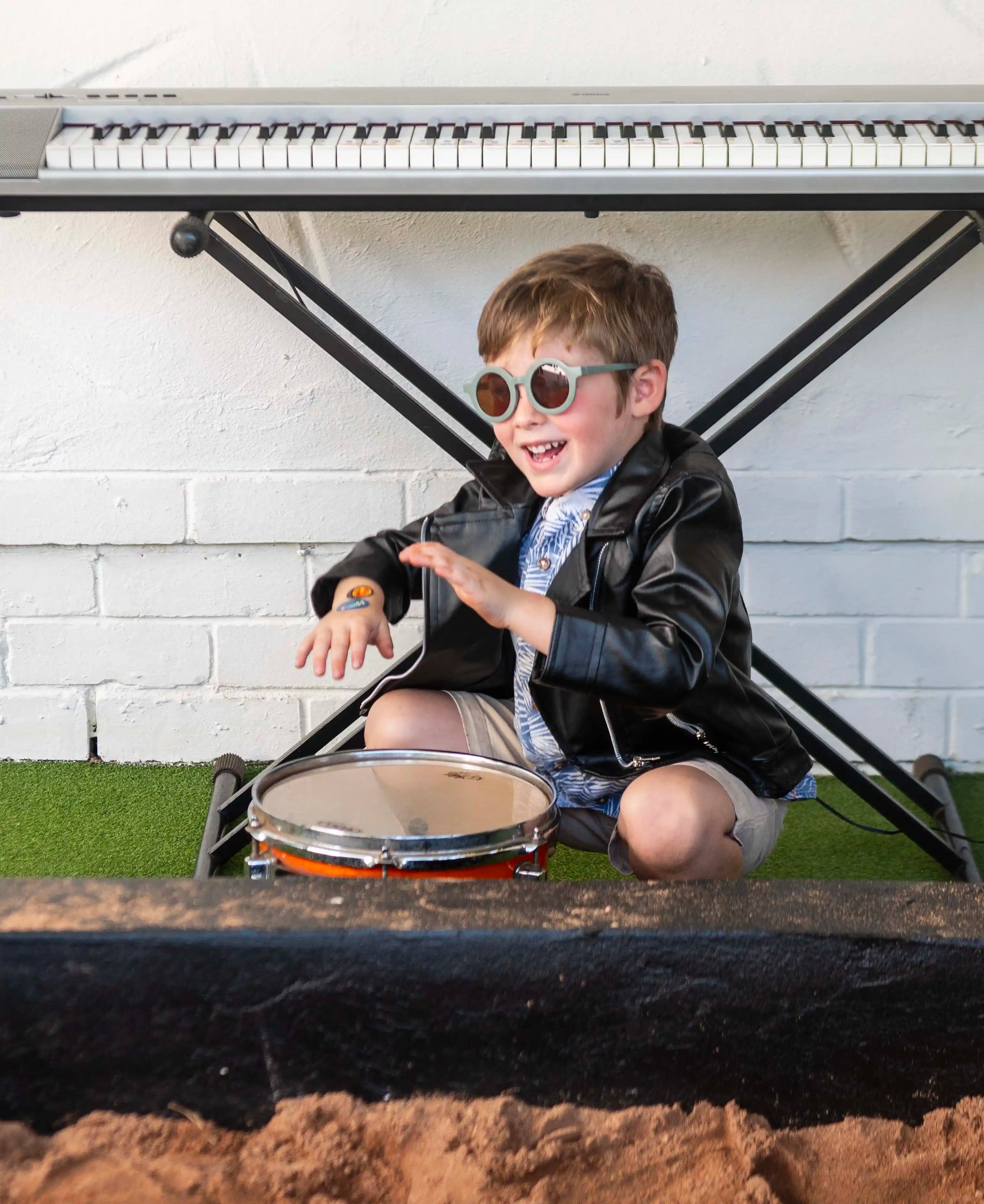 Little Musos studio drumming