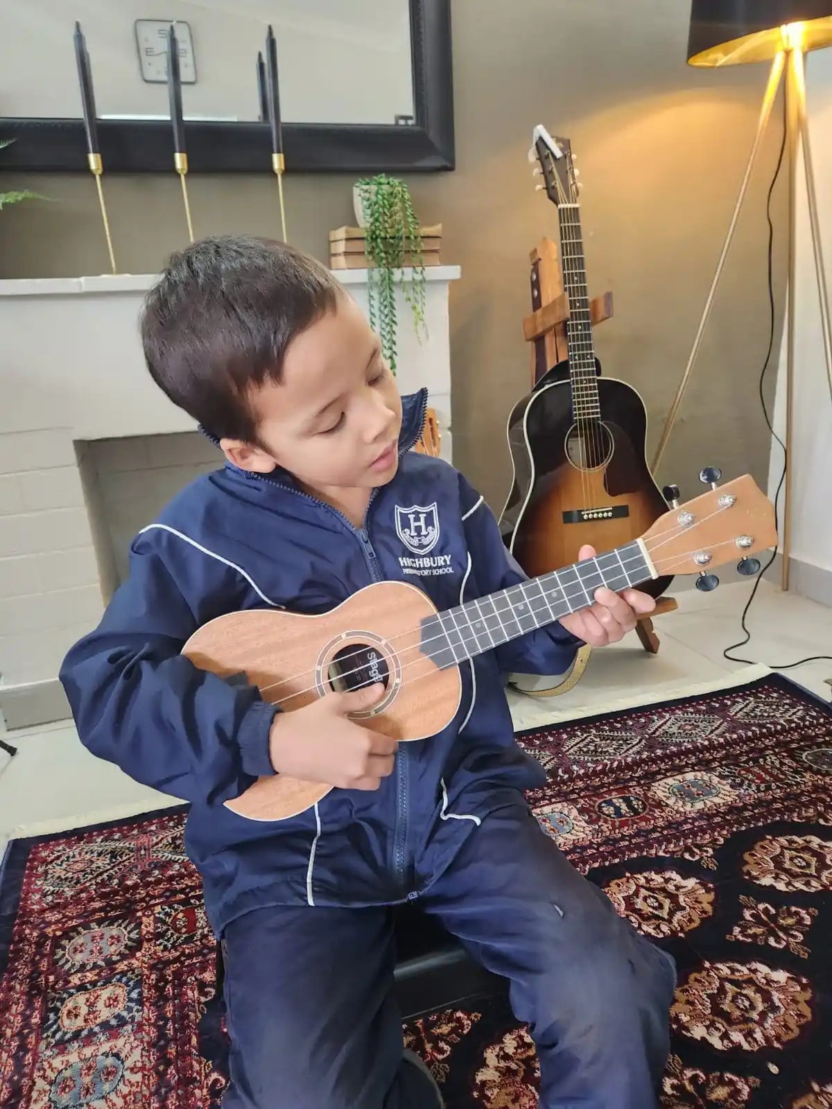 Ukulele student